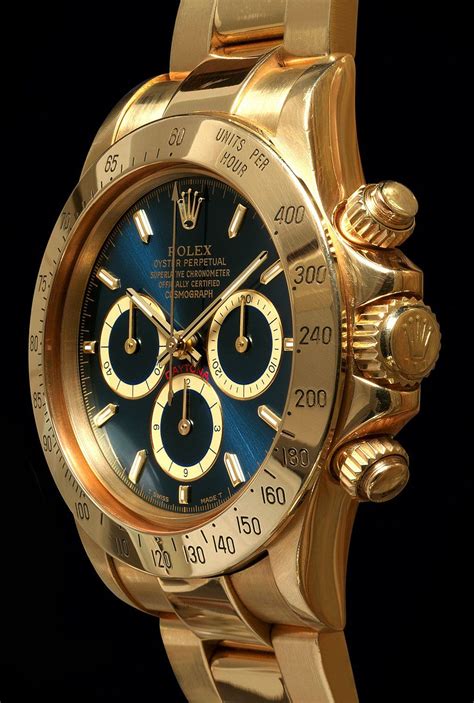 rolex daytona blue and gold|daytona rolex gold price.